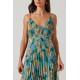 Loralee Floral Pleat Dress