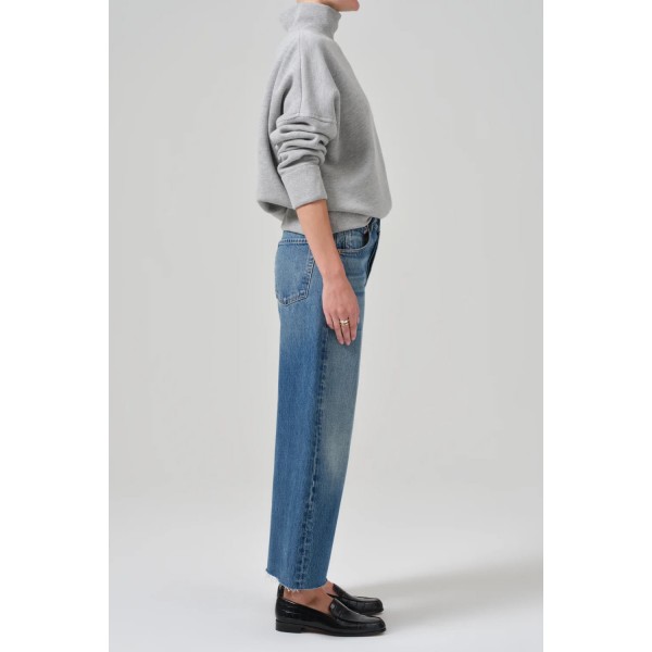 Ayla Raw Hem Crop