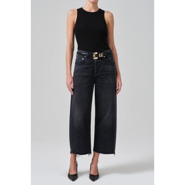 Ayla Raw Hem Crop Jean