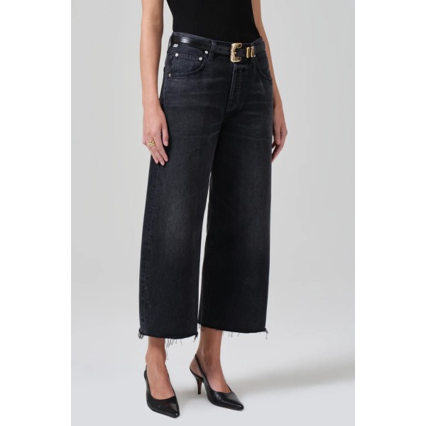 Ayla Raw Hem Crop Jean