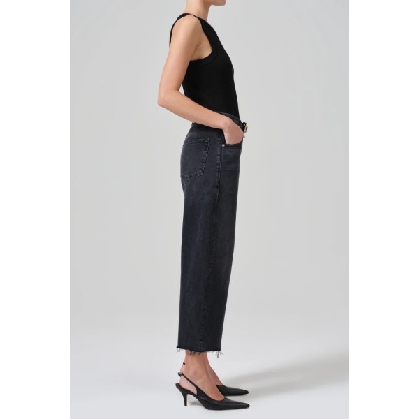 Ayla Raw Hem Crop Jean