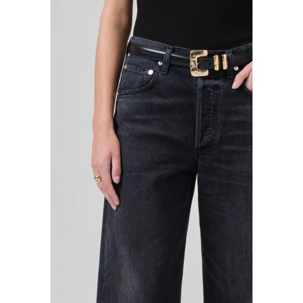 Ayla Raw Hem Crop Jean