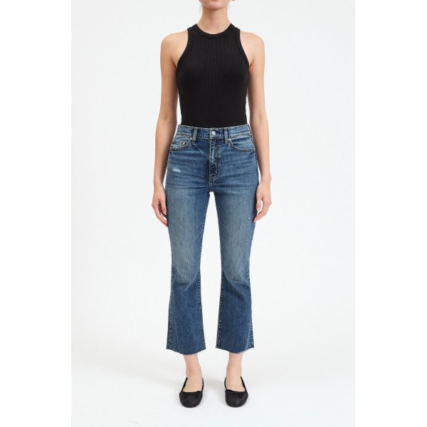 Shy Girl Crop Flare in Socialite Vintage