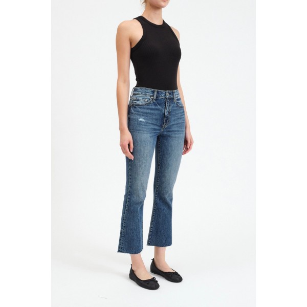 Shy Girl Crop Flare in Socialite Vintage