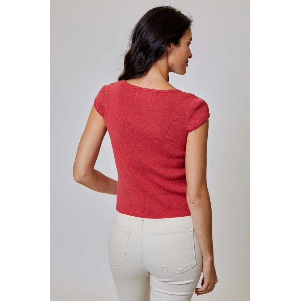 Georgina Button Top