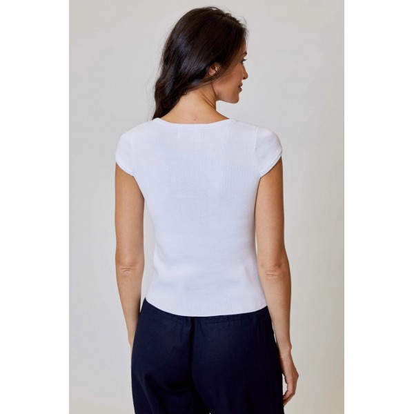Georgina Button Top