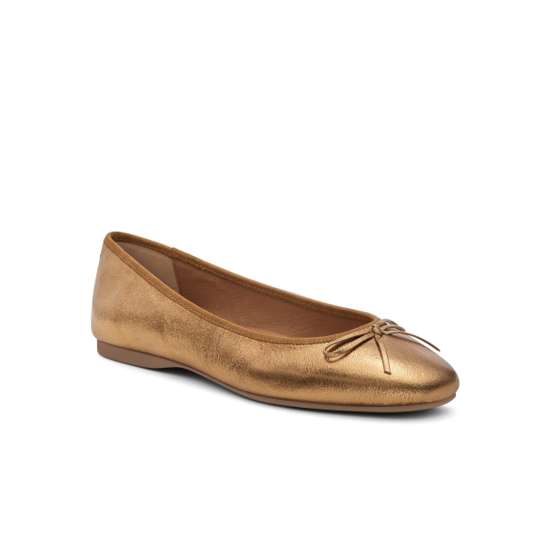 The Hummingbird - Vintage Gold Leather