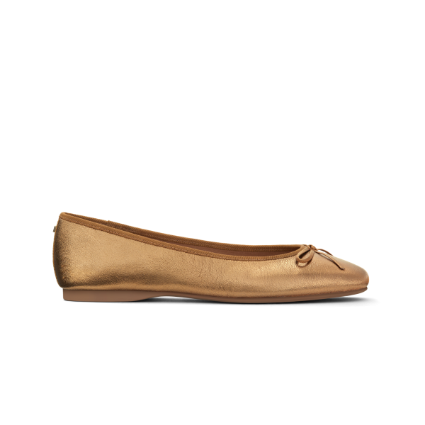 The Hummingbird - Vintage Gold Leather