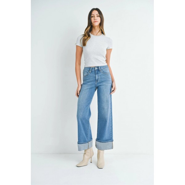 Cuffed Palazzo Jean