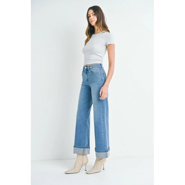 Cuffed Palazzo Jean