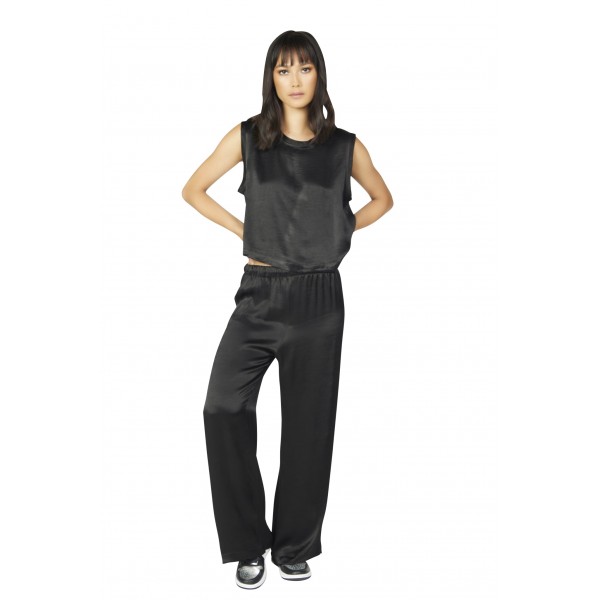 Theoden Satin Wide Leg Pant