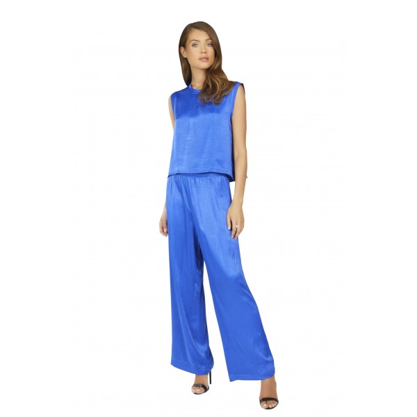 Theoden Satin Wide Leg Pant