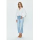 Cassie Crop High Rise Straight Jean