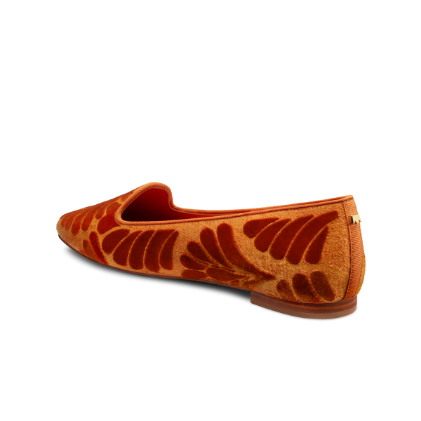 The Sparrow - Marigold Velvet Embroidery