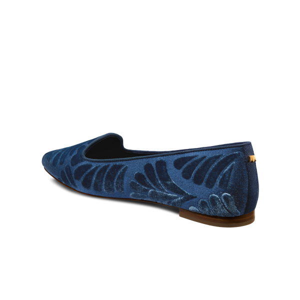 The Sparrow - Ocean Velvet Embroidery