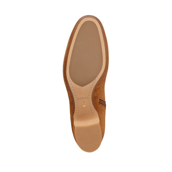 The Starling 50 Bootie - Tan Stretch Suede
