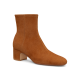 The Starling 50 Bootie - Tan Stretch Suede
