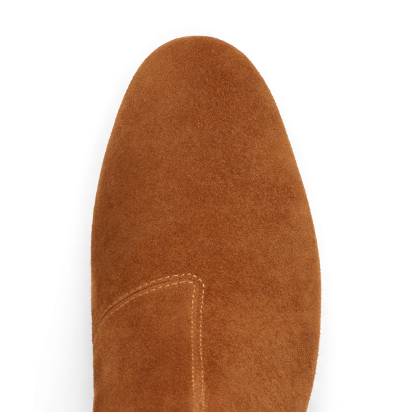 The Starling 50 Bootie - Tan Stretch Suede
