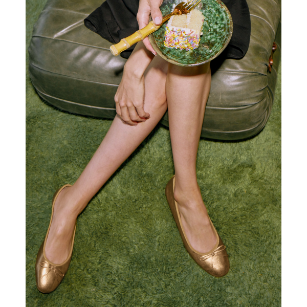 The Hummingbird - Vintage Gold Leather
